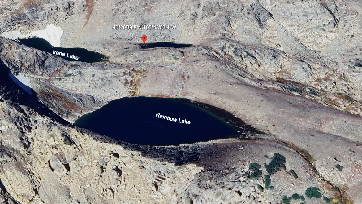 Irene Lake (NE pond), Continental Divide / Flattop Area, Rocky Mountain National Park