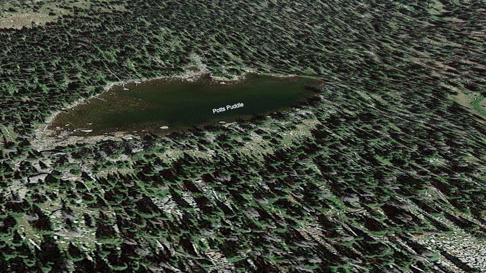 Potts Puddle, Horseshoe Park / Lawn Lake Area, Rocky Mountain National Park — 10890 ft elevation